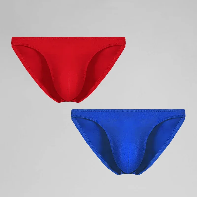 3PC Men's briefs Men's briefs U convex Modal thin stretch sexy low waist tight narrow bottom pants — image 20