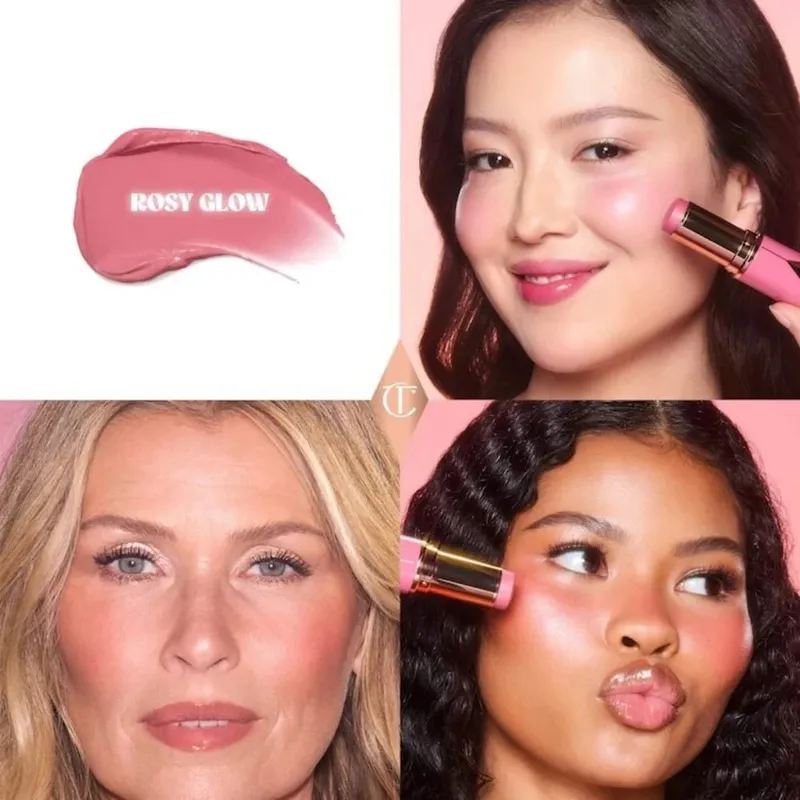 Charlotte Tilbury Liquid Foundation Cushion Foundation Setting Spray Pressed Powder Love 2 Color Powder Blusher Eyeshadow Rouge — image 17