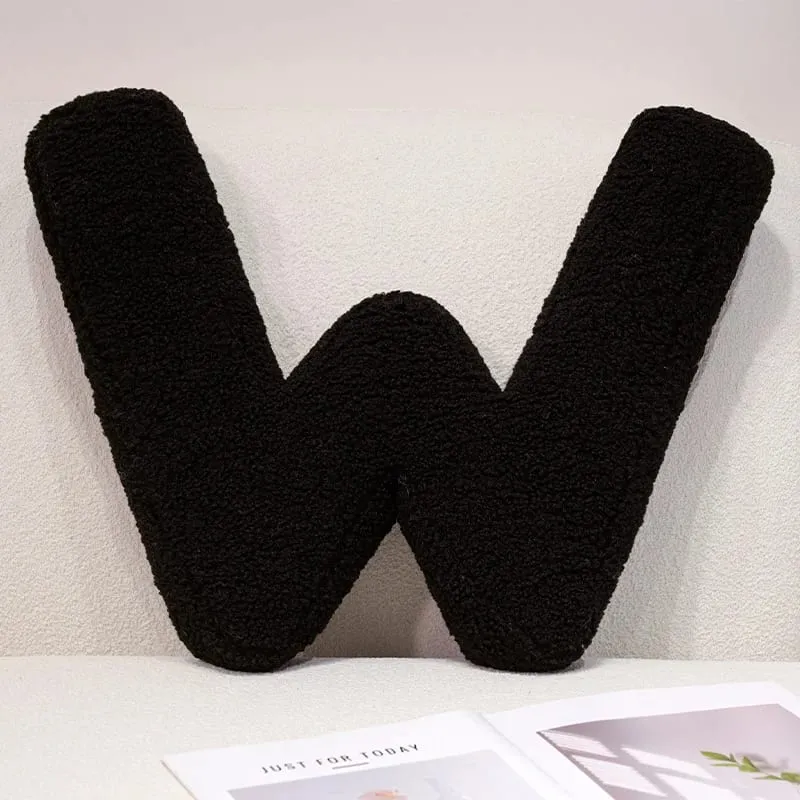 40CM English Letter Throw Pillow Stuff Alphabet Plush Cushion Living Room Sofa Home Decoration Creative Combination pillow — image 30