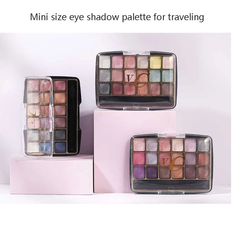 18 Colors Matte Eyeshadow palette cheap makeup Korean cosmetics Eye shadow Highlighter Long Lasting luxury makeup for women — image 2