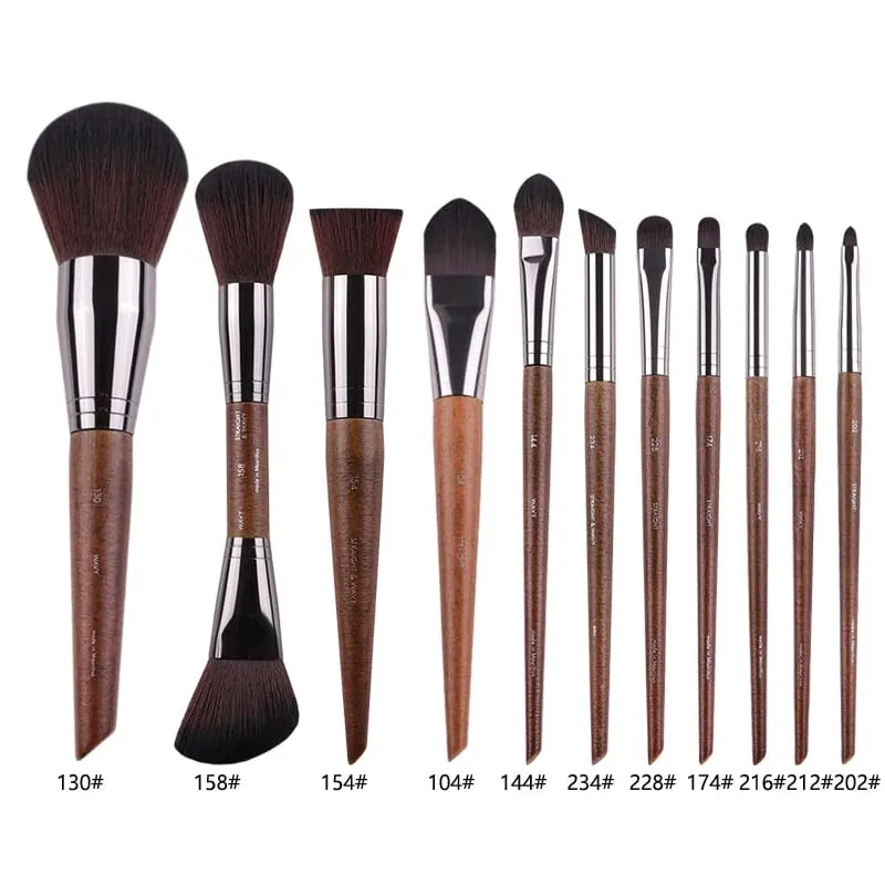 2pc/35pcs MF Natural Wood Soft Makeup Brushes Powder Foundation Concealer Make Up Brush Blush Synthetic Hair Shadow Tools — image 9