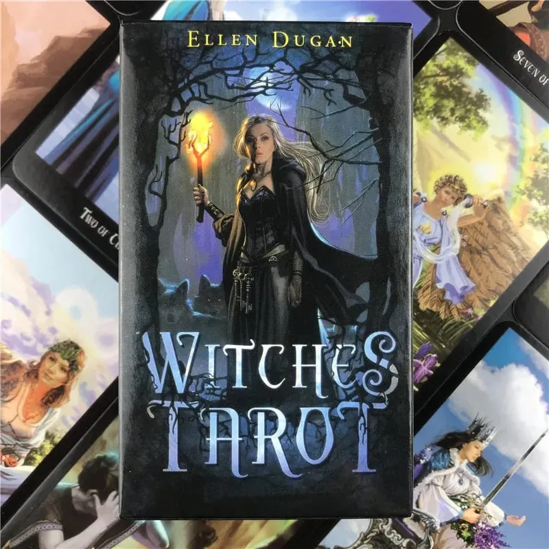 Witches Tarot Deck Oracles Cards Mysterious Divination English Tarot Cards for Women Girls Cards Game Board Game PDF Guidebook — image 5