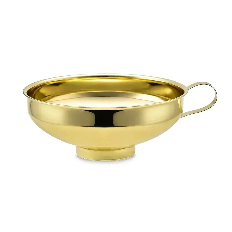 Premium Stainless Steel Kitchen Funnel Large Wide Mouth Design for Canning Jam Oil Liquid Pouring Household Use — image 10
