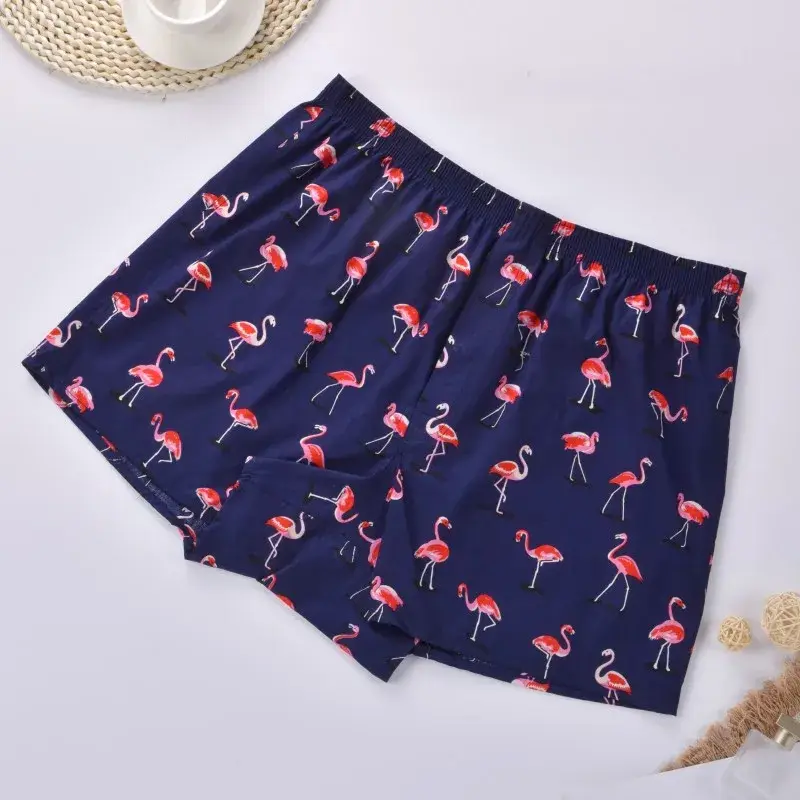 Men Underwear Boxers Shorts Cotton Sleep Underpants High Quality Brands Short Printed Loose Comfortable Homewear Men's Panties — image 4