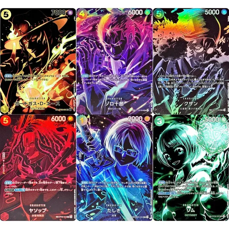 Komplet sæt One Piece Card Game SP sjældent kort komplet samling Højkvalitets DIY Replica Anime Foil Proxy Card [engelsk/japansk]