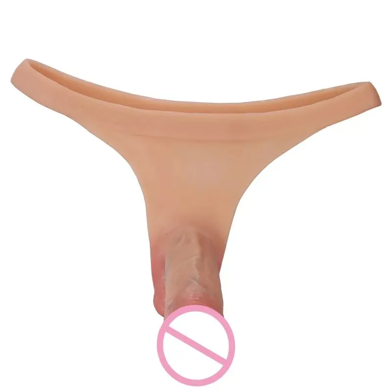 Silikon Double Penis Dildo Memakai Celana Kontol Realistis Penis Mainan untuk Pasangan Lesbian Tali Masturbasi Mainan Seks Dewasa