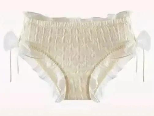 Dolce volant set reggiseno di pizzo donna piccolo busto push up maglia incrociata con spalline puro delicato quotidiano intimo morbido lingerie 2 pezzi 32-38AB