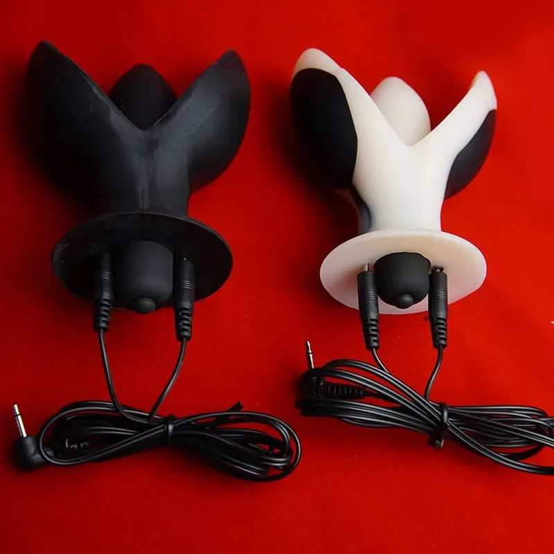 Electro Anal Electrode Bi-Polar Electric Shock Vaginal Butt Plug Sex Toys Estim E-stim Electrosex Electroshock Electrostimulator — image 1