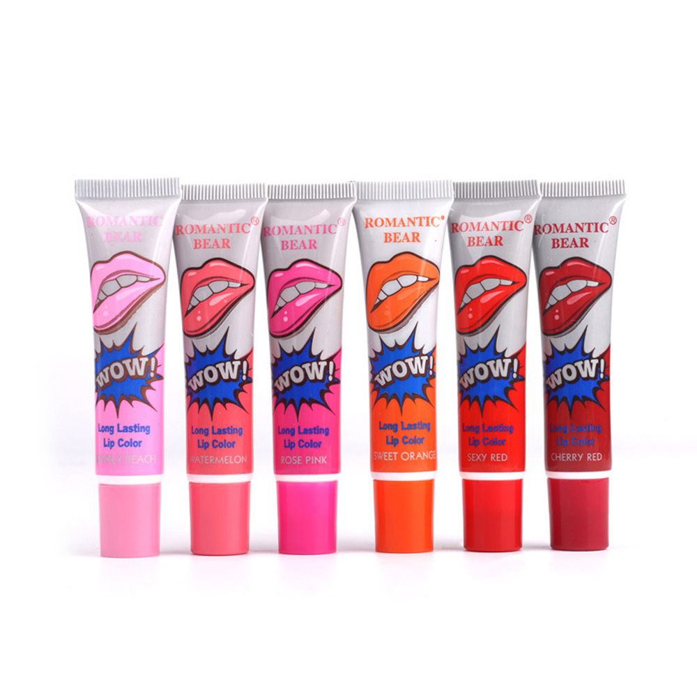 6 Colors Amazing Peel Off Liquid Lipstick Waterproof Long Lasting Lip Gloss Tint Moisturizing Tear Off Lip Stain Makeup Cosmetic — image 7