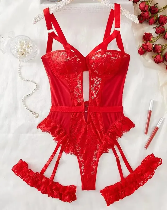 Erotic Underwear Bras Sets For Women Lace Garter Lingerie Intimates 2025 Underwire Bra And Panty Thongs Ladies Underwear Set — image 6
