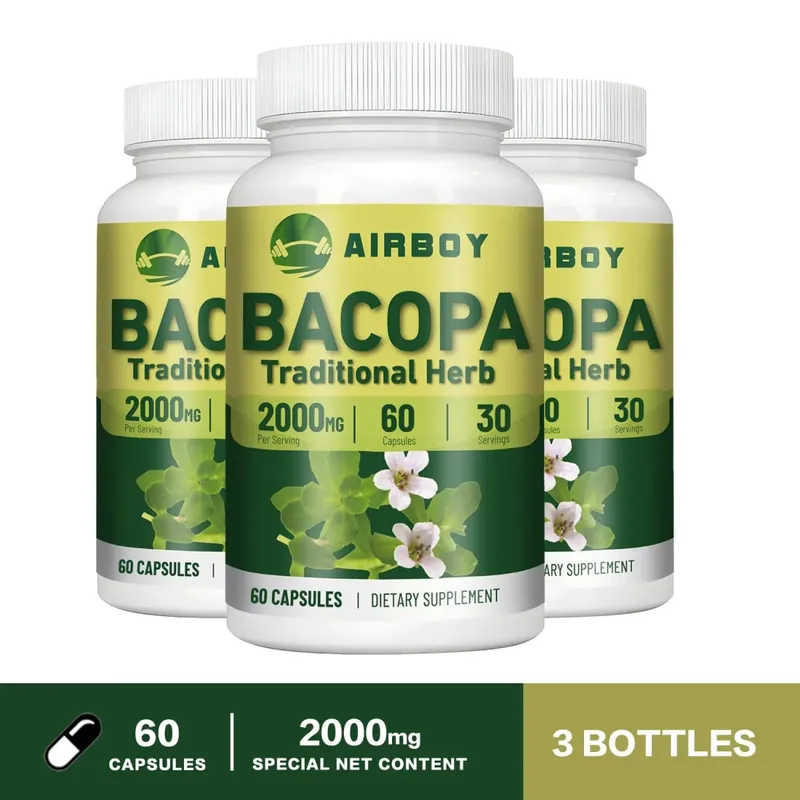 Bacopa Monnieri Extract - Helps Clear Thinking and Improves Memory Delay Skin AgingSupplements — image 11