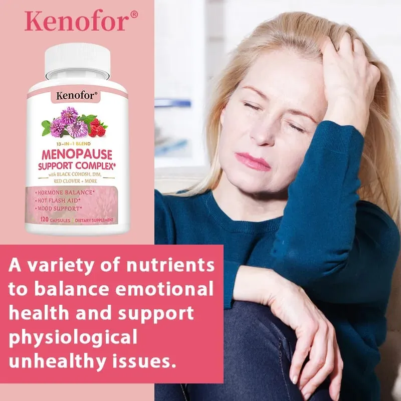 Kenofor Women's Menopause Supplement Capsules Improves Mood Supports Weight Management Boosts Metabolism Antioxidant — image 5