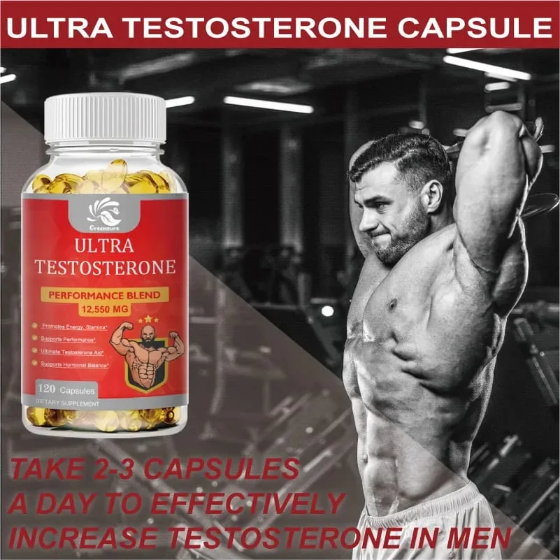 Greensure Male Energy Booster - Healthy Support to Help Boost Strength and Build Lean Muscle
