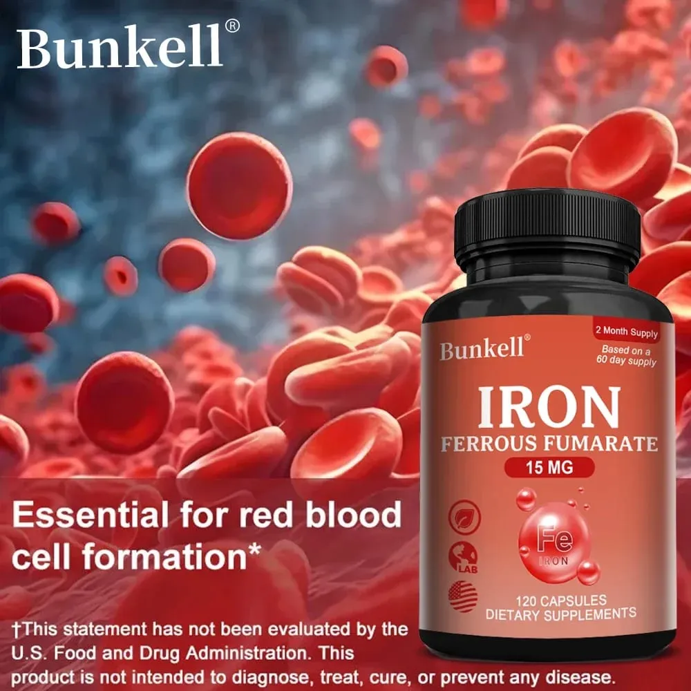 Iron Hematopoietic Supplement for Women Nutritional Anemia Iron Levels Immunity Blood Helps Hemoglobin Balance — image 6