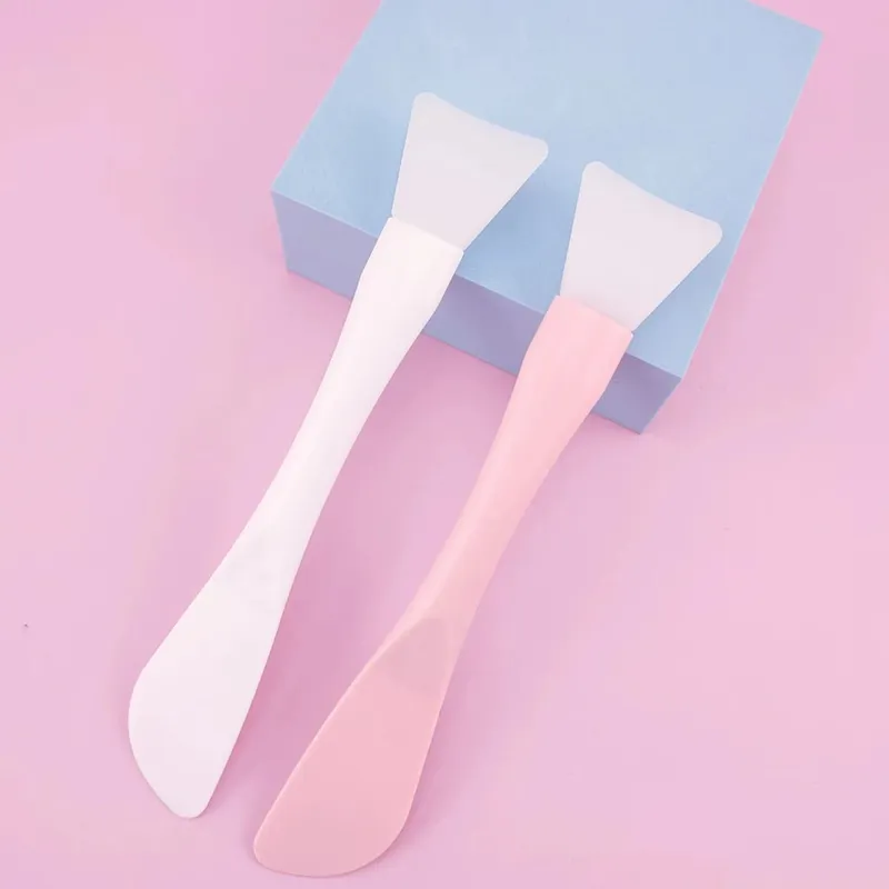 Dual-use DIY Mud Film Brushes Knife Type Flat Head Silicone Plastic Facial Mask Brushes Silicone Film Adjusting Rod Beauty Tools — image 8