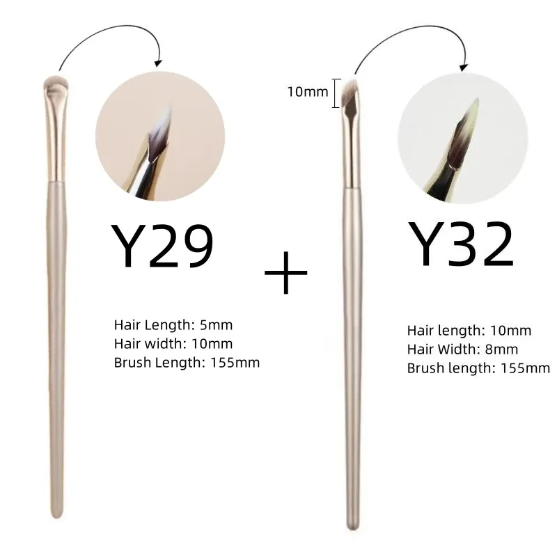 Highlighter Makeup Brushes Blush Natural Hair High Quality Eye Shadow Blender Contour Eyebrow Eyeshadow Make Up Brush — image 26