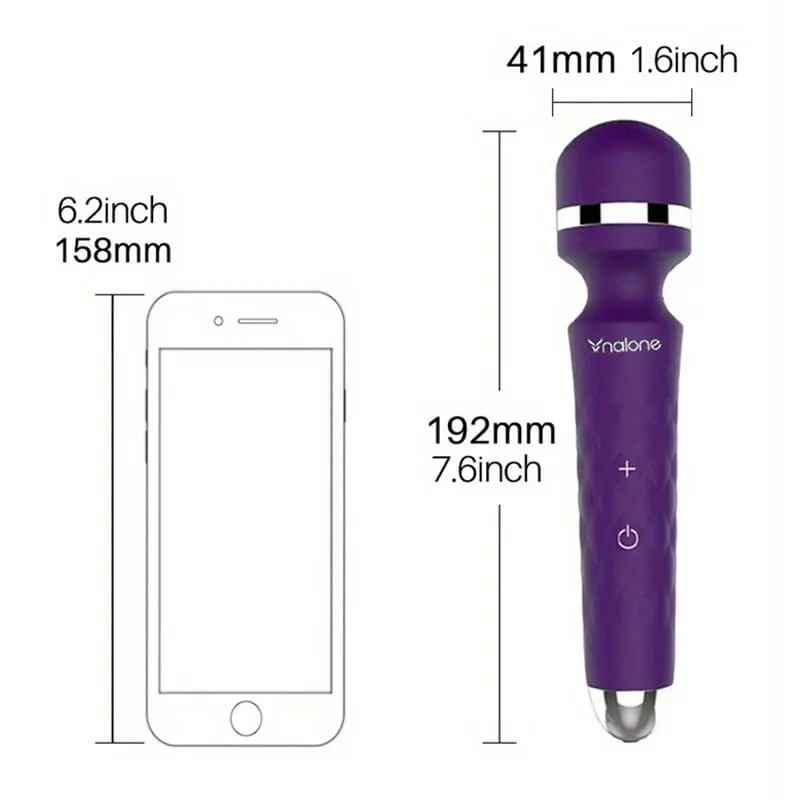 Nalone Powerful Clitoris Vibrator USB Recharge Magic Wand AV Vibrator Massager Sexual Product Erotic Sex Toys for Women Adult 18 — image 6