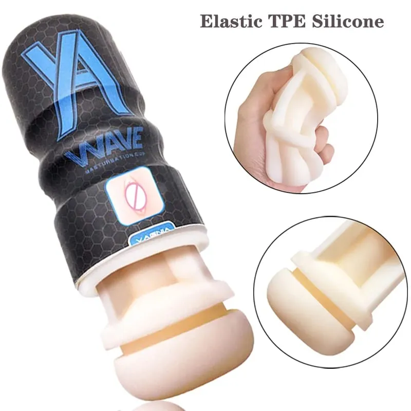 Potente Succhiare Tazza di Masturbazione Realistico Anale Della Vagina Figa Tascabile Pompino Massaggiatore Masturbatore Maschile Giocattoli Del Sesso per Gli Uomini 18+ — image 6
