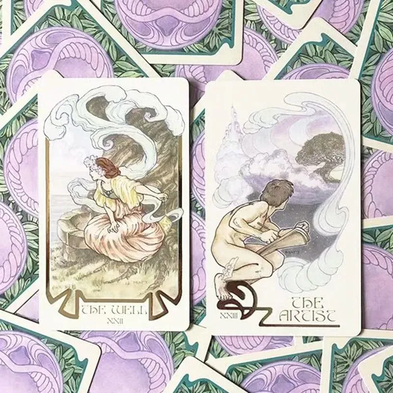 Classic Ethereal Visions Illuminated Tarot The Rider Tarot Deck Cards for Beginners Divination Edition Borad Playing Game — image 2