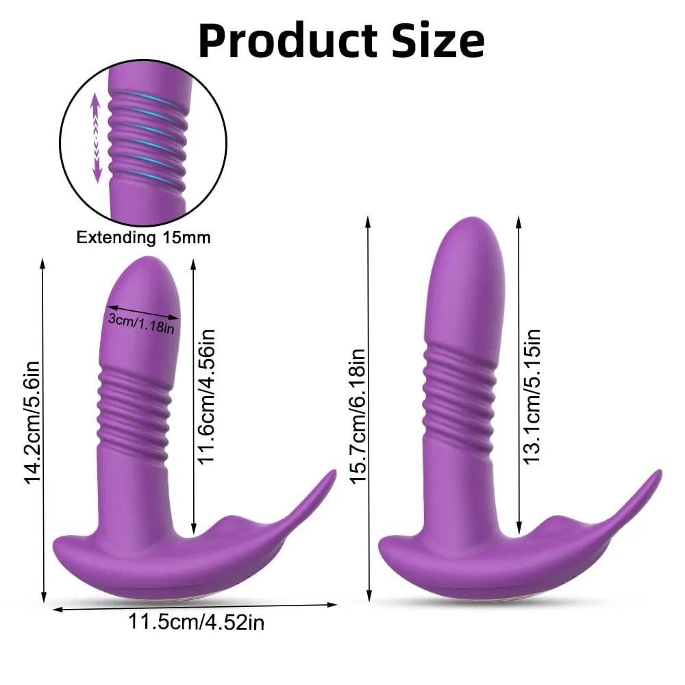 APP Thrusting Vibrator for Women Rotating Telescopic Dildo Bluetooth G Spot Clitoris Stimulator Sex Toy Female Masturbation — image 4