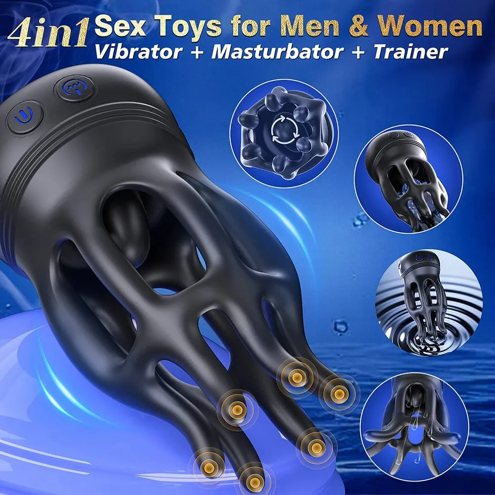 10 โหมดอวัยวะเพศชาย DELAY TRAINER ออกกำลังกาย Glans Stimulater Massager Mens Vibrator ชาย Masturbator อุปกรณ์ของเล่นผู้ใหญ่สำหรับชาย — image 5