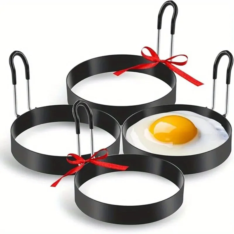 Professional Stainless Steel Egg Fried Ring Nonstick Round Pancake Mold — image 2