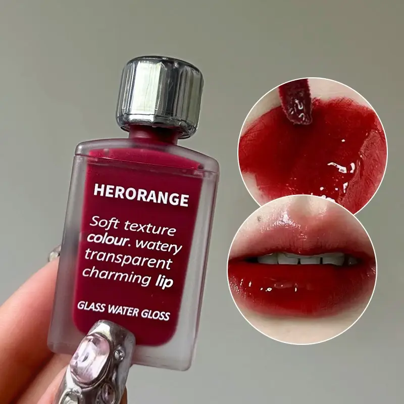 Water-Glow Mirror Lip Gloss Long Lasting Moisturizing Hydrating Lip Tint Makeup Skin-Brightening Lipstick Korean Women Cosmetic — image 2