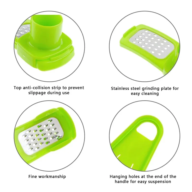 2pcs Mini Ginger Grater Garlic Grinding Great Lemon Zester Nutmeg Grater Planer Slicer Cutter Tool Kitchen Gadget for Cooking — image 5
