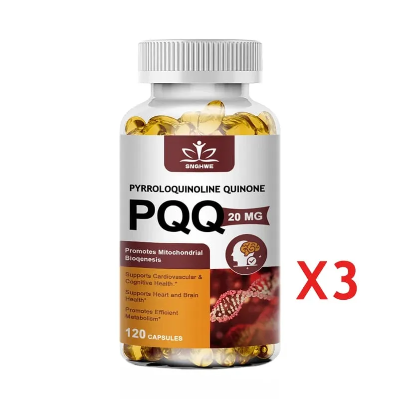PQQ 20 Mg Capsules|for Vascular Heart & Joint Function|May Help With Decreased Sleep&Cognitive Function Brain Supplements