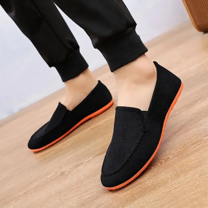 2026 New Summer Casual Loafers Men Old Stylish Canvas Shoes Multi-colors Plus Size Brand Man Shoes Males Slip On Flats Sneakers — image 2