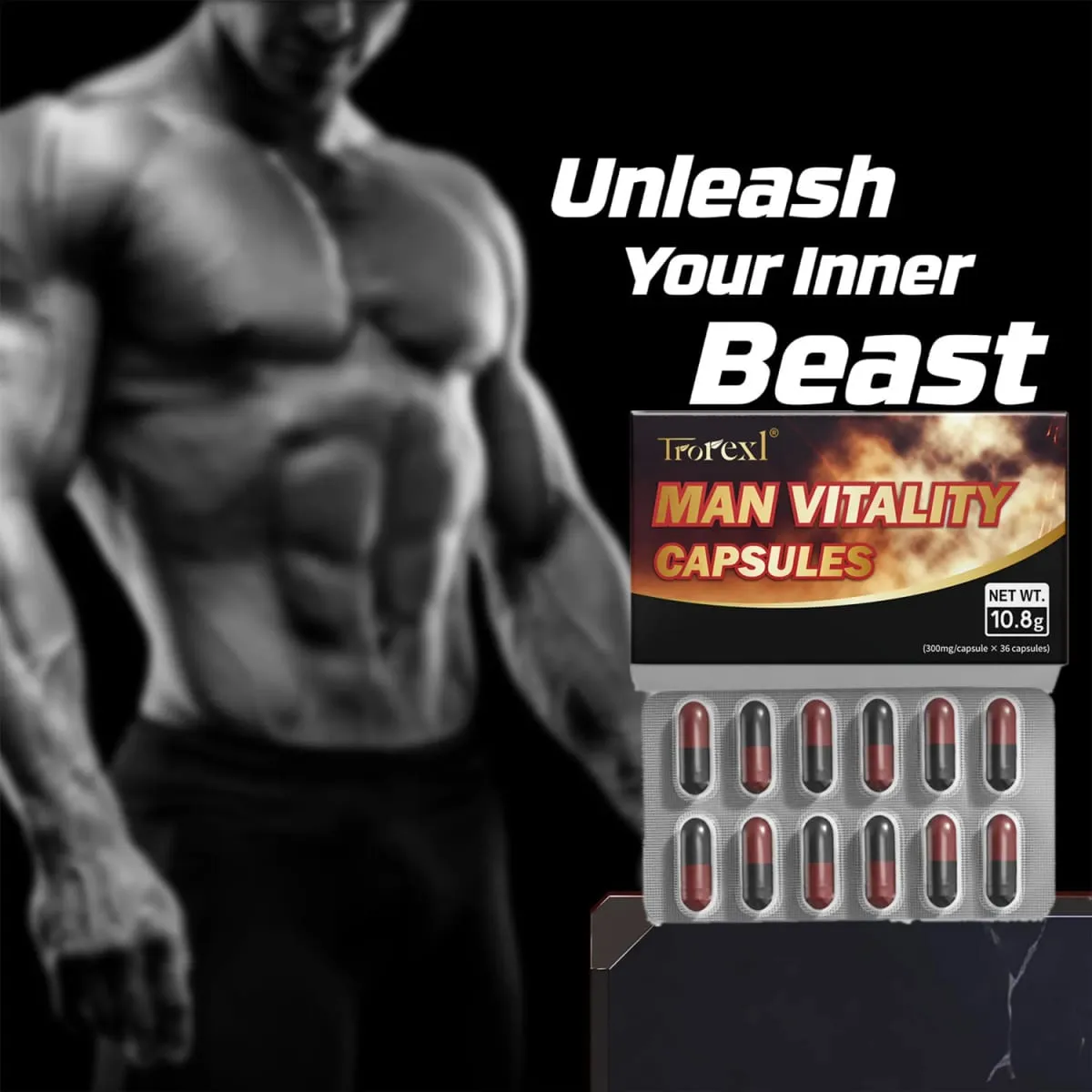 Powerful High Purity Epimedium Supplements Natural Enhance Energy & Endurance Muscle Growth Pill — image 6