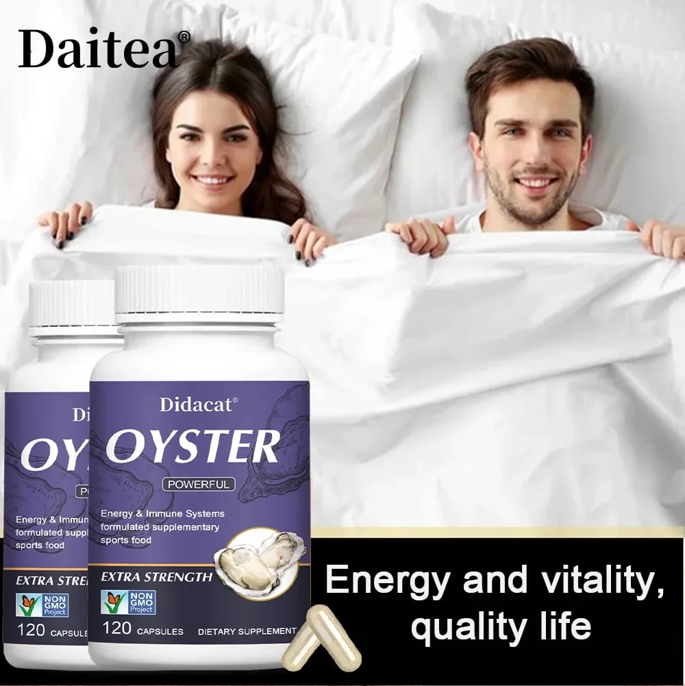 Oyster Extract - Support Athletic Performance Motivation and Immunity Nutritional Supplement 120 Capsules — image 5