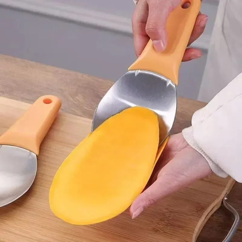 Hot Multifunctional Mango Spoon Mango Knife Cutting Granule Tool Peeler Peeler Mango Avocado Scoop Kitchen Fruit Tool — image 3