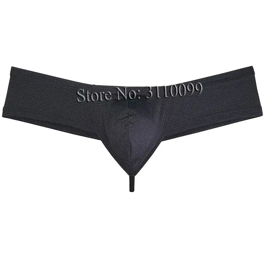 Men's Hip Hop Boxer Briefs Bottoms Panties 1/3 Buttocks Bikini Ultimate Underwear — image 1