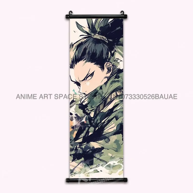 Anime Naruto Hanging Painting Hatake Kakashi Wall Art Scrolls Picture Uchiha Sasuke Home Decor Canvas Poster Haruno Sakura Mural — image 32