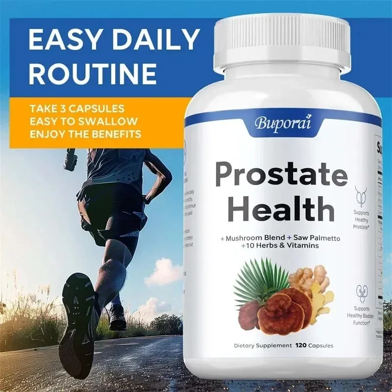 Prostate Health - Support Prostate and Heart Health Enhance Immunity Antioxidant Scavenger Free Radicals 120 Capsules