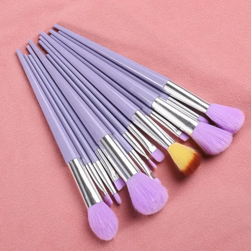 13 Pcs Makeup Brushes Set Eye Shadow Foundation Women Cosmetic Powder Blush Blending Beauty Make Up Tools For Beginner Hotting — image 11