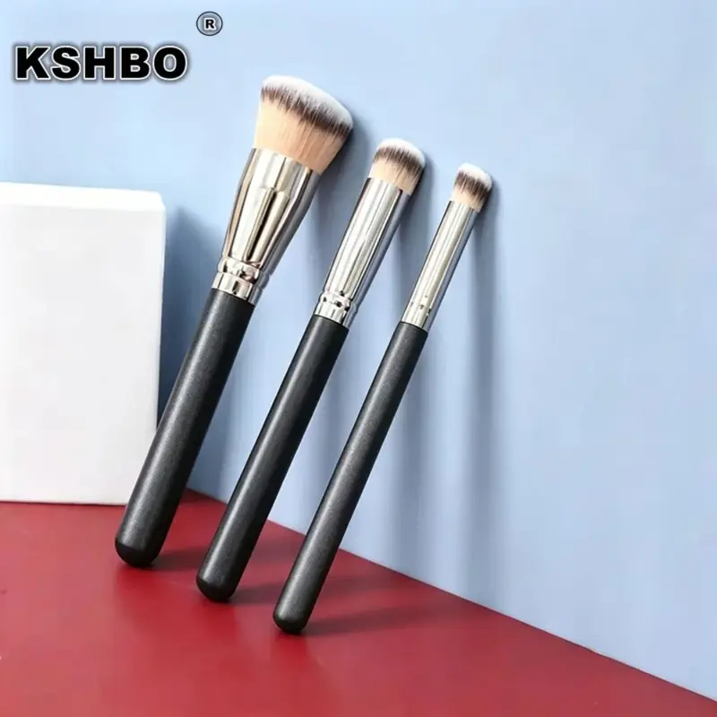 1/3 st Ansiktssminkborstar Set - Powder Foundation Concealer BB Cream Blush - Verktyg för flytande och pulverprodukter — image 1