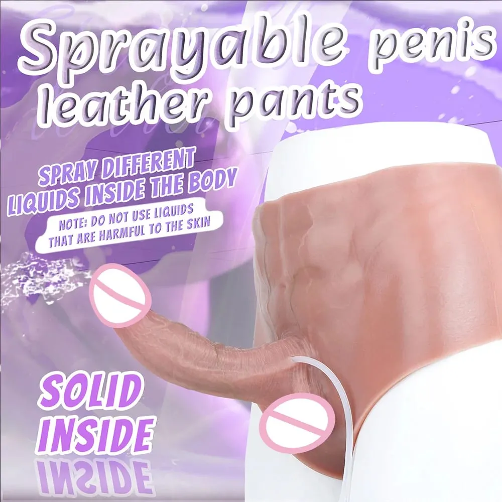 Silicone anal plug esguichando calcinha vibrador com músculos abdominais pênis sólido vaginal anal masturbador brinquedo sexual para o sexo feminino — image 5