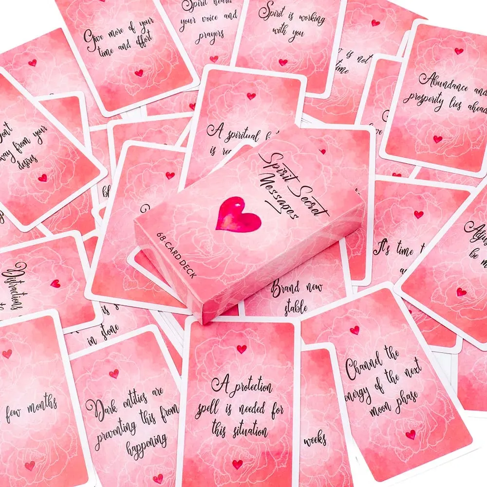 Spirit Secret Messages 68Pcs English Version Oracle Divination Fate Game Deck Tarot Table Board Games Playing Card 10.4x6.1cm — image 6