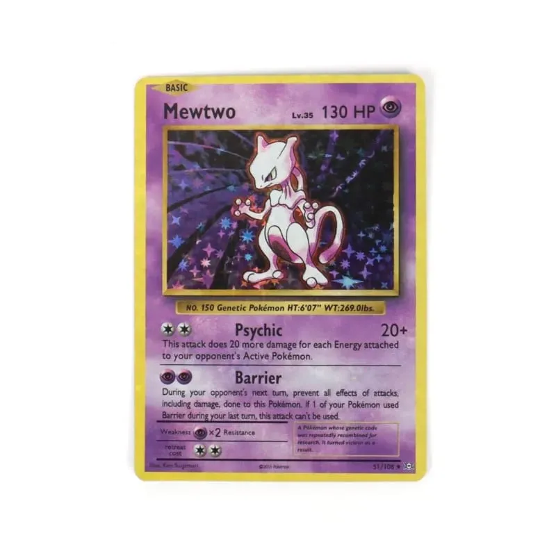 60/100Pcs English Pokemon Card 1996 Year Shining Charizard Pikachu Mewtwo trade Card Kids Pokemon Toy — image 5