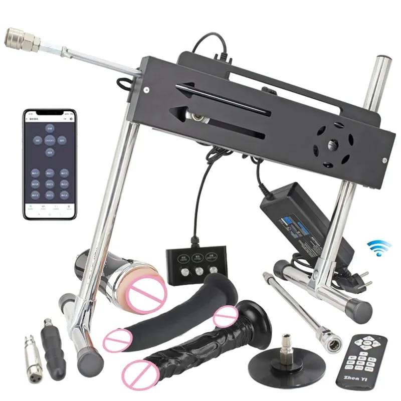 200W Turbo Gear Powerful F21S Sex Machine APP/Wired/Wireless Control Love Machine with Big Dildo Adult Toy 3-15cm Strok