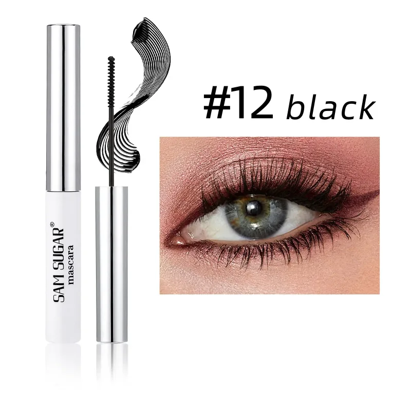 Colorful Slender Mascara Waterproof Fast Drying Curling Eyelashes Multicolor Lashes Makeup Long Lasting Blue Green Cosmetics — image 17