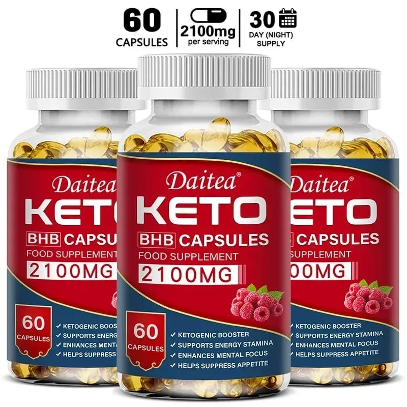 Weight Loss Capsules - 2100 mg - Ketogenic Enhancer Weight Management Fat Metabolis