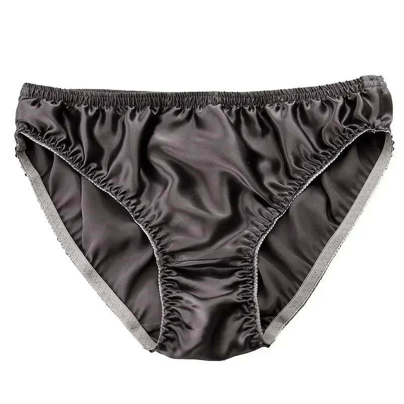 Hot-selling 100% silk panties male mulberry silk trigonometric underwear men briefs