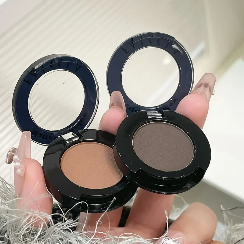 Single Matte Eyeshadow with Brush Low Saturation Color under Eye Highlighting Multi Use Makeup Ideal for Holiday Gifting — image 4