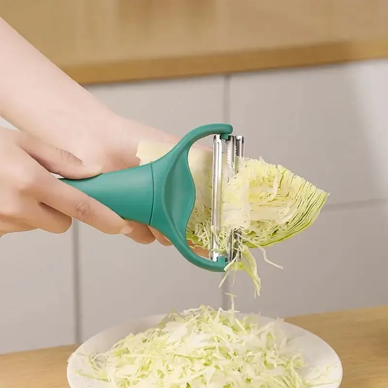 1PC Stainless Steel Peeler for Vegetables Fruits Wide Mouth Cabbage Grater Salad Potato Slicer Kitchen Cooking Accessories