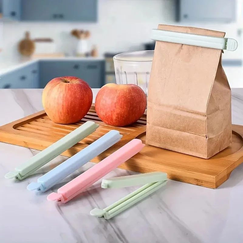 Portable Kitchen Storage Food Snack Seal Sealing Bag Clips Sealer Clamp Plastic Tool Kitchen Accessories