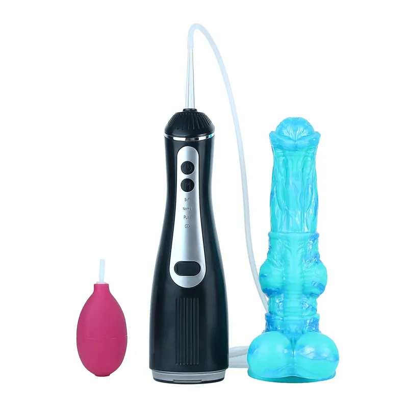 Silikonová elektrická stříkací dilda Fantasy s přísavkou Masážní přístroj prostaty Sexuální hračky s ejakulací penisu pro ženy Muži