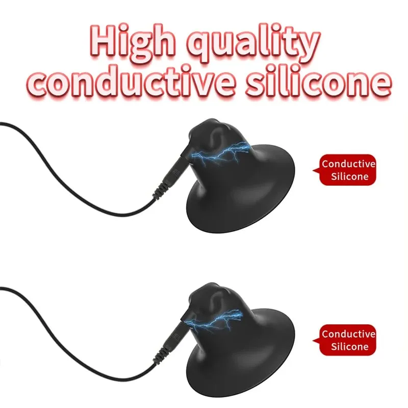 Electric Shock Pulse Nipple Sucker Enlarger Nipple Clamp Vacuum Stimulate Breast Enlarger SM Adult Orgasm Sex Toys For Women Gay — image 5